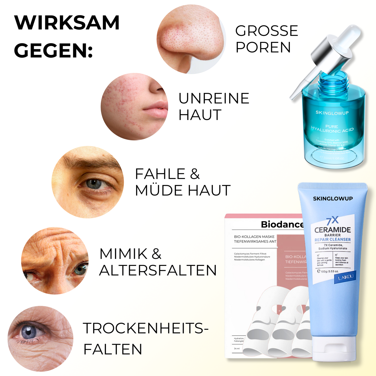 GlowUp Microneedling Komplettset ᐅ Vorbereiten, Verjüngen, Pflegen