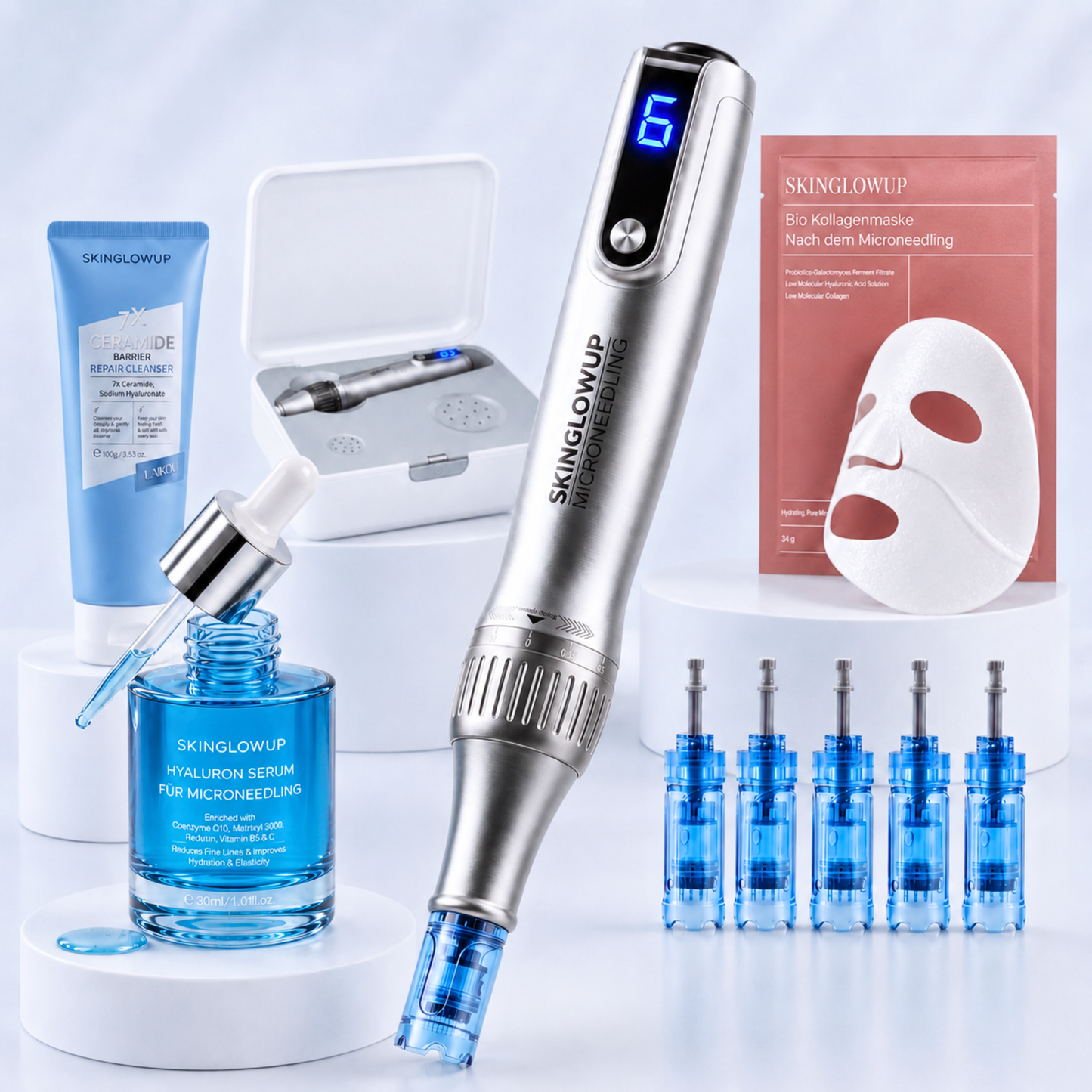 Dermapen Kollagen Boost PRO ᐅ Microneedling zuhause in Salonqualität