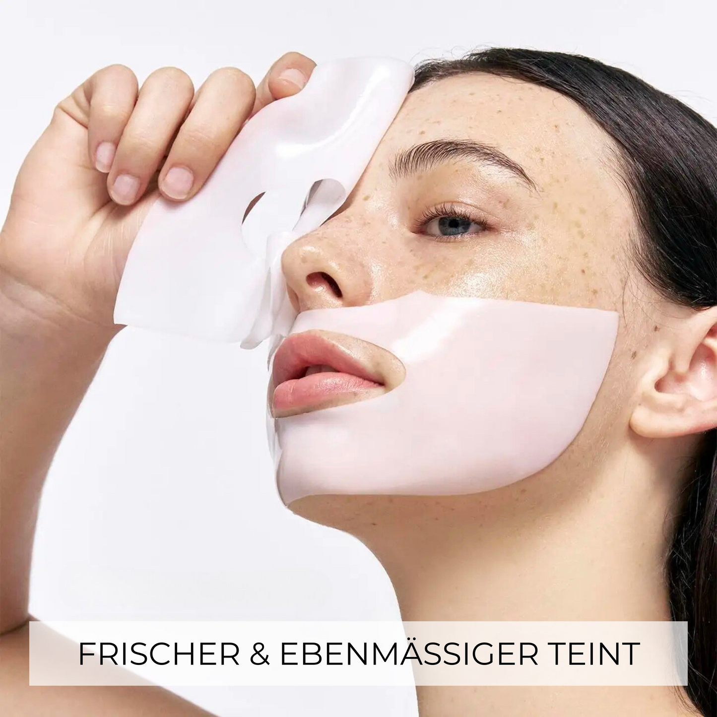 Anwendung der Biodance Niacinamide Maske für frische, ebenmäßige Haut mit natürlichem Glow