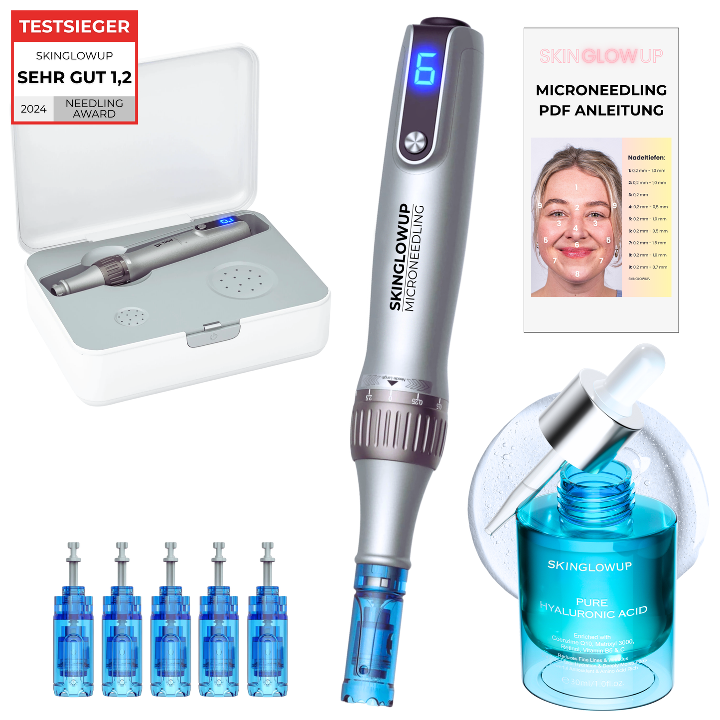 Dermapen Kollagen Boost PRO ᐅ Microneedling zuhause in Salonqualität