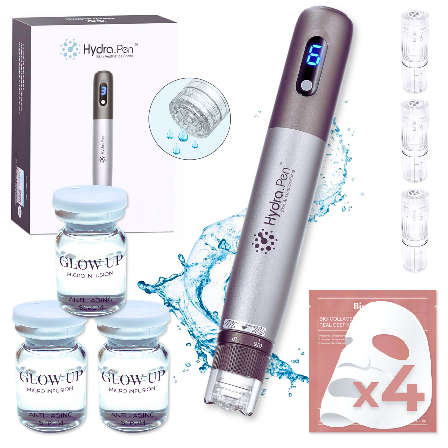 Micro Infusion Pen HydraGlow ᐅ Microneedling & Serum Infusion in einem Schritt