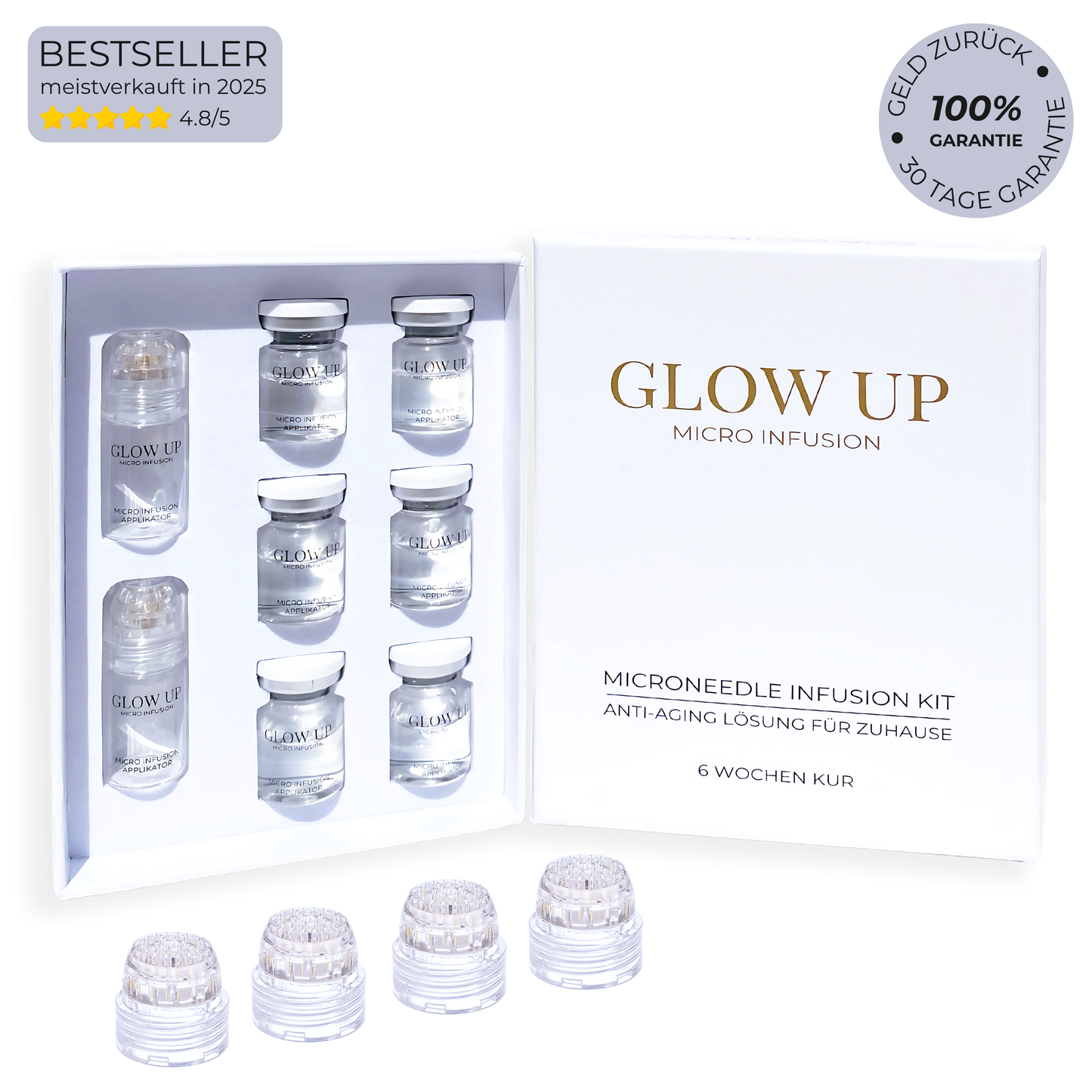 Micro Infusion System Komplett Set ᐅ Falten reduzieren & Haut verjüngen