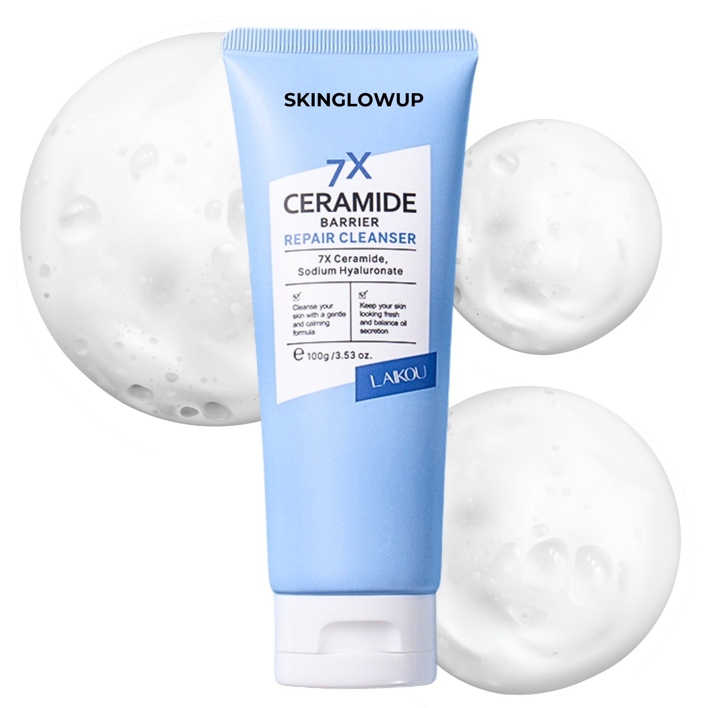 Milder Ceramide Gesichtsreiniger ᐅ Hautbarriere vor dem Needling stärken