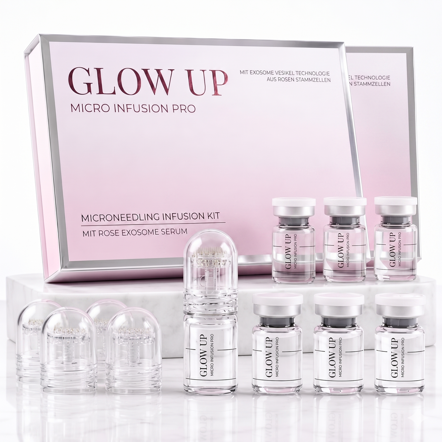 Microneedling Infusion Kur mit Exosome Serum ▷ Regeneration & Straffung für reife Haut