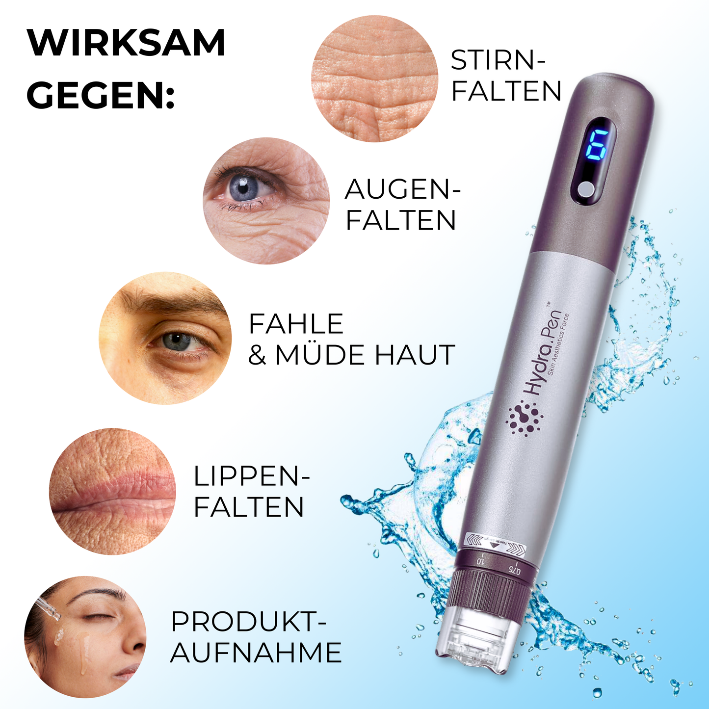 Micro Infusion Pen HydraGlow ᐅ Microneedling & Serum Infusion in einem Schritt