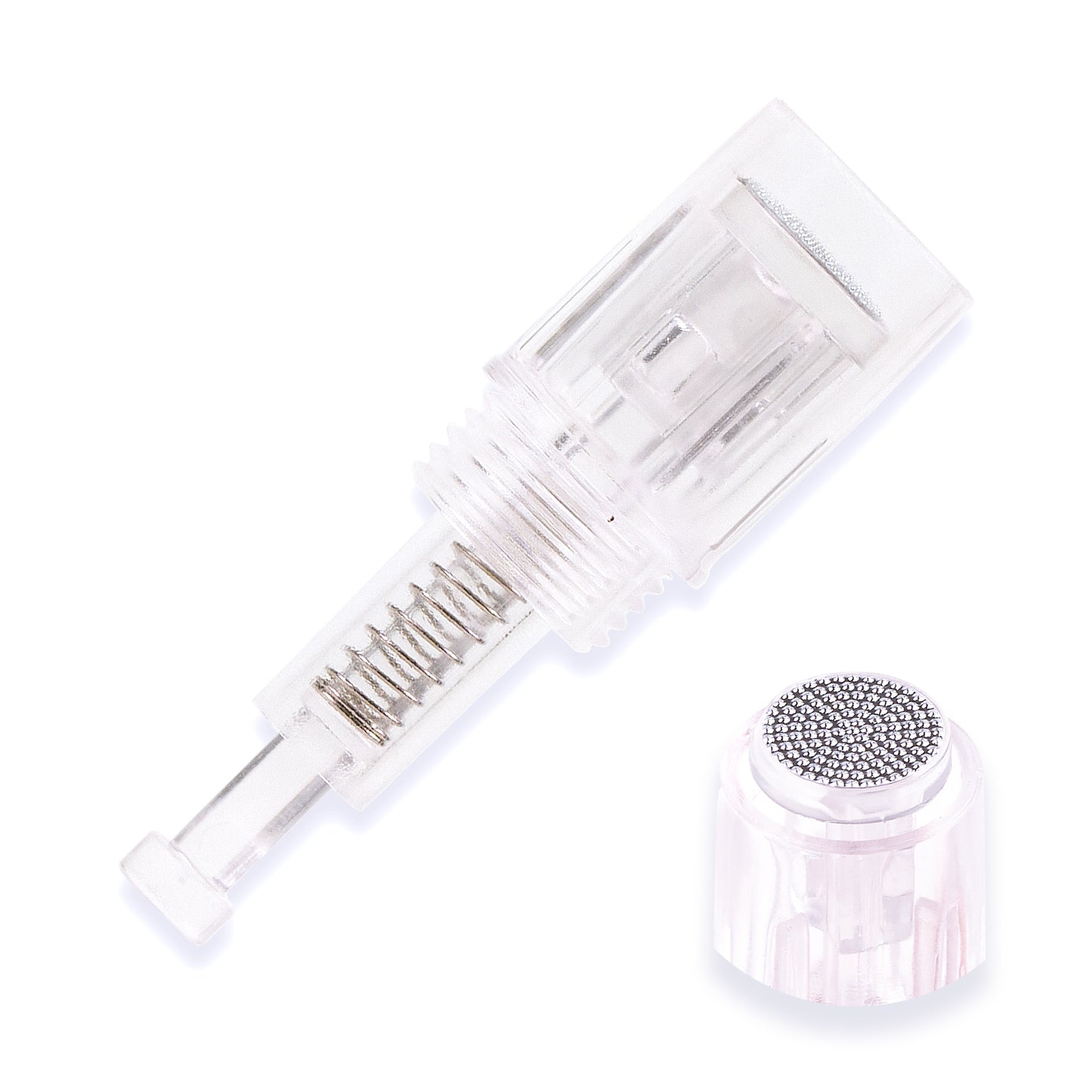 Nahaufnahme des Nano Nadelkopfs für Microneedling Pen – perfekt für empfindliche Haut