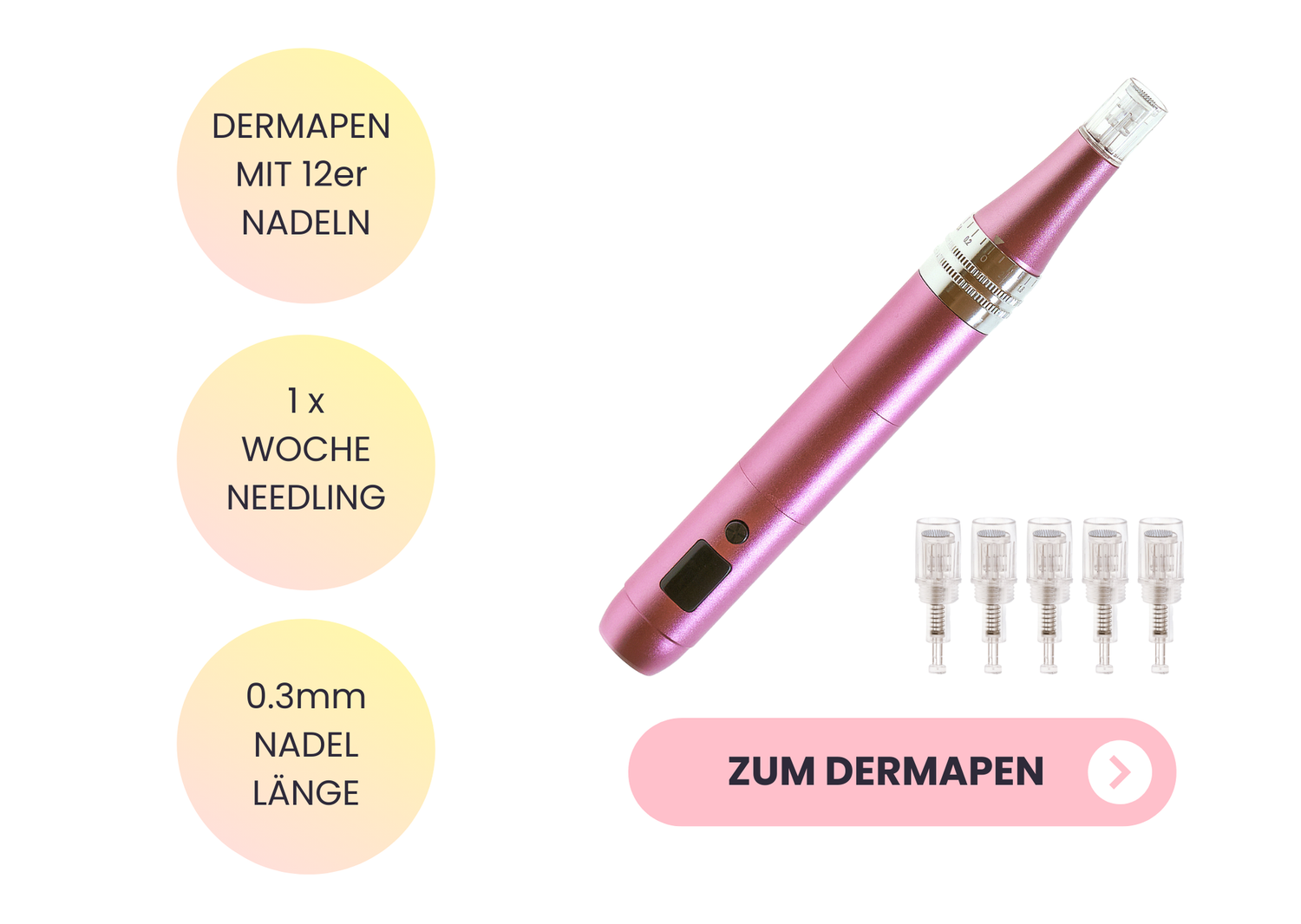 Microneedling vorher nachher Banner, straffe Augenpartie ohne Krähenfüße und Augenringe bekommen, anwendung Dermapen 1 mal die Woche