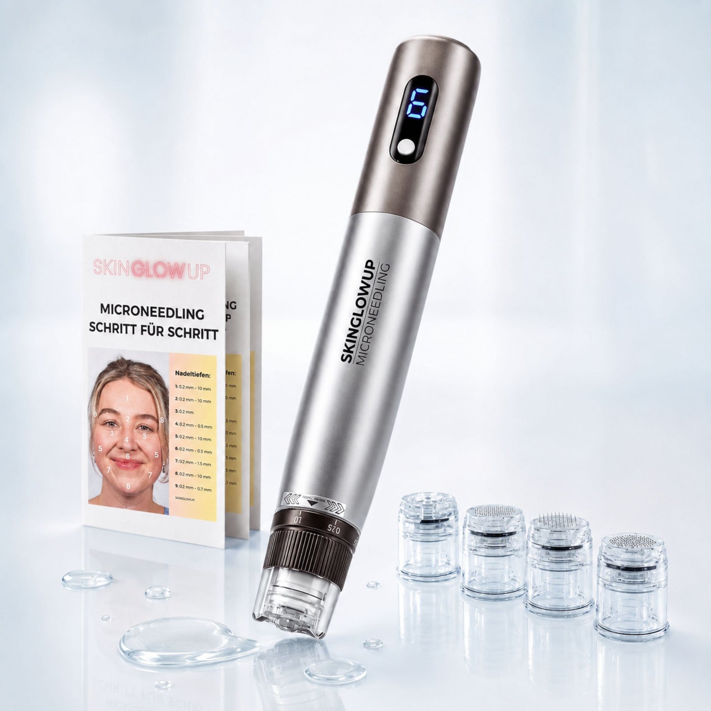 Micro Infusion Pen HydraGlow ᐅ Microneedling & Serum Infusion in einem Schritt