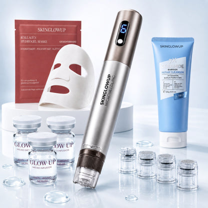 Micro Infusion Pen HydraGlow ᐅ Microneedling & Serum Infusion in einem Schritt