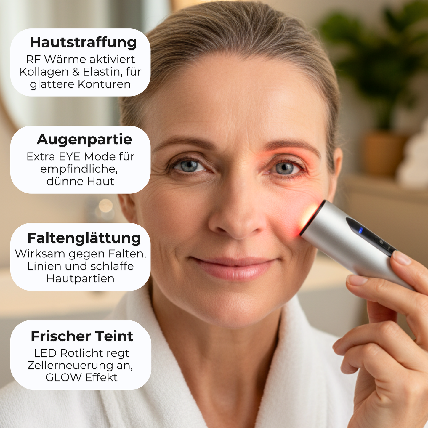 Radiofrequenz Microneedling für zuhause ᐅ RF 3in1 Dermapen Kombi-Set