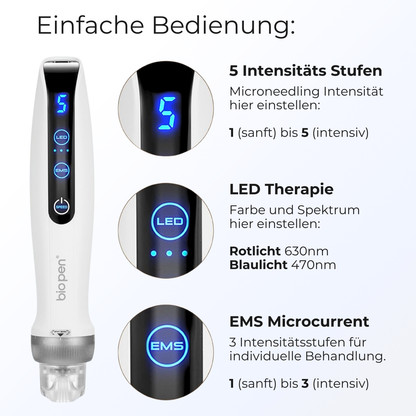 Dermapen Anti-Aging PRO 3in1 ᐅ Microneedling, EMS & LED