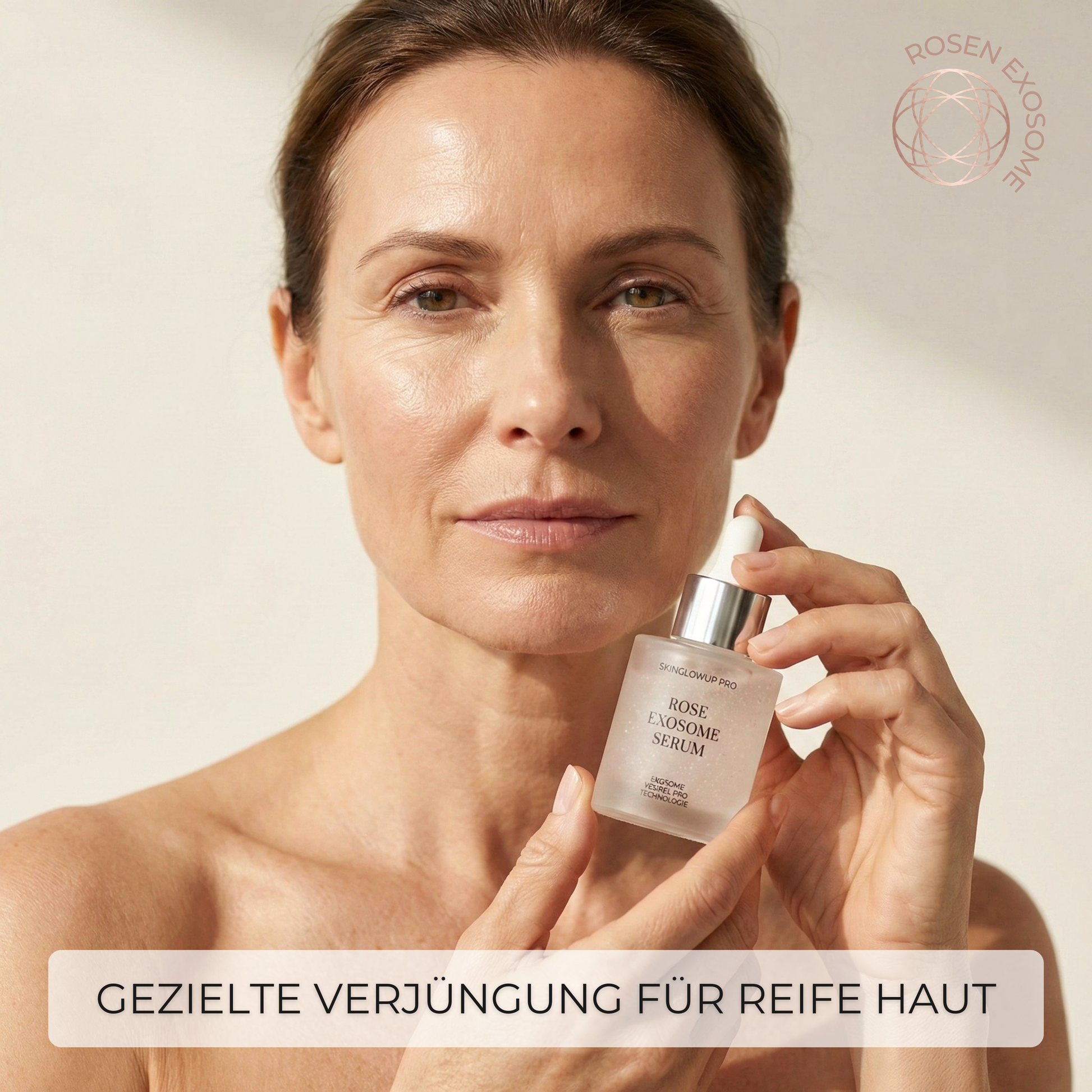 Rose Exosome Serum für reife Haut – gezielte Verjüngung, Hautstraffung und Strukturverbesserung mit Exosomen und Peptiden