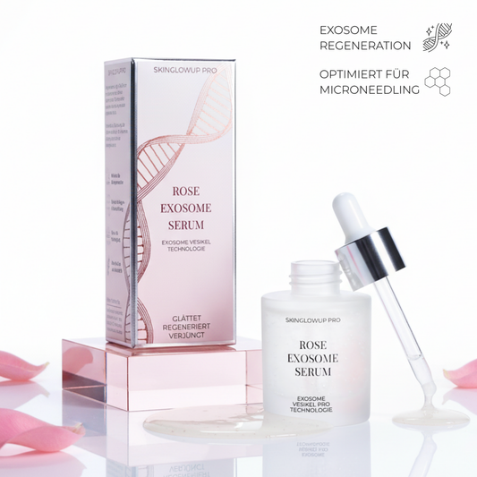 Rose Exosome PRO Serum für intensive Hautverjüngung ᐅ Microneedling & tägliche Pflege