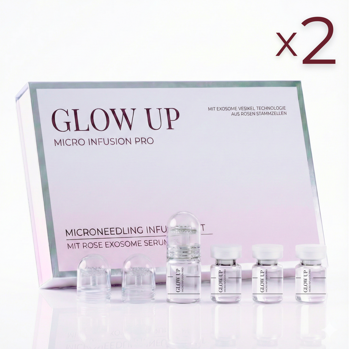 Exosomen Microneedling Kur für zuhause ᐅ Micro Infusion Set für intensive Hautverjüngung