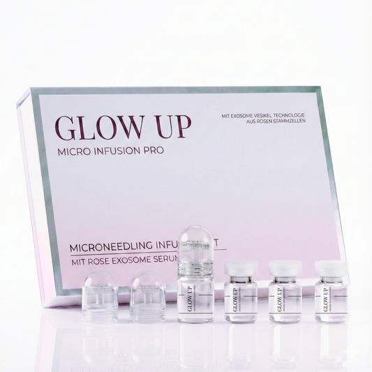 Exosomen Microneedling Kur für zuhause ᐅ Micro Infusion Set für intensive Hautverjüngung