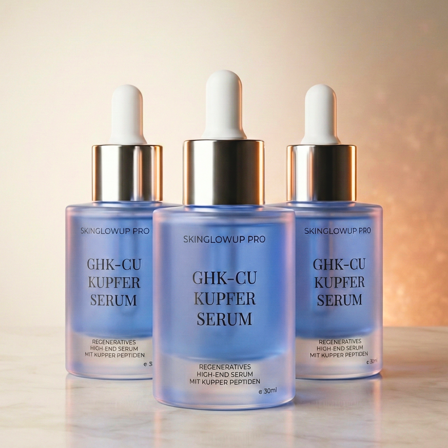 GHK-Cu Kupferpeptid 1% Serum für sichtbare Straffung & Kollagenbildung