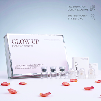 Micro Infusion System PRO mit Rose Exosome Serum ᐅ Intensive Hautverjüngung