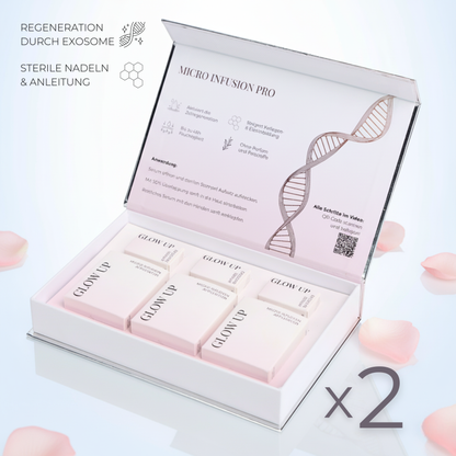 Micro Infusion System PRO mit Rose Exosome Serum ᐅ Intensive Hautverjüngung