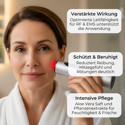 Pflegendes Kontaktgel für RF & EMS ᐅ Schützen, beruhigen, straffen