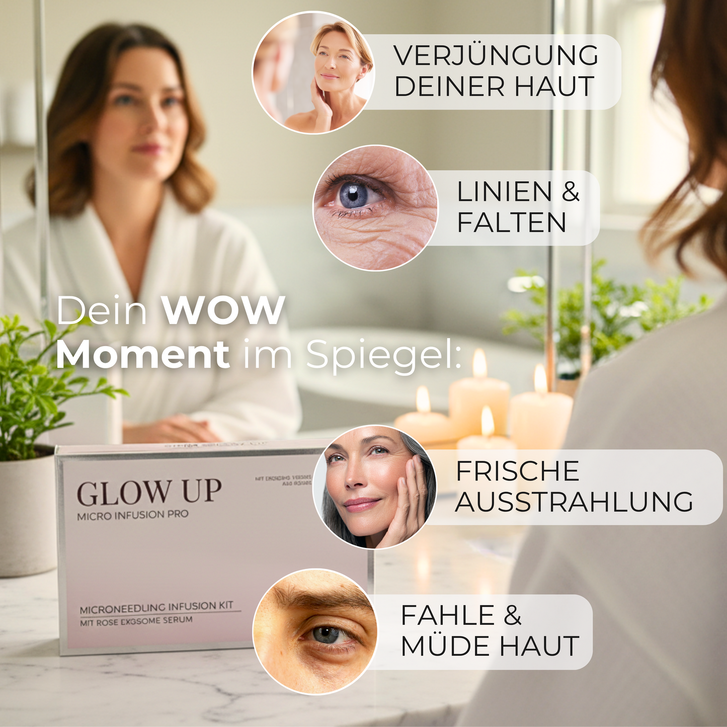 Micro Infusion System PRO mit Rose Exosome Serum ᐅ Intensive Hautverjüngung