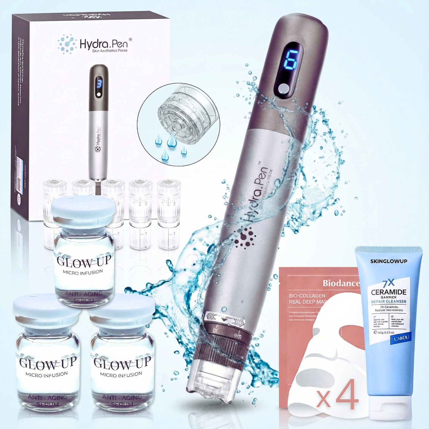 Micro Infusion Komplett Set PRO ᐅ Routine für glatte Haut & frischen Teint