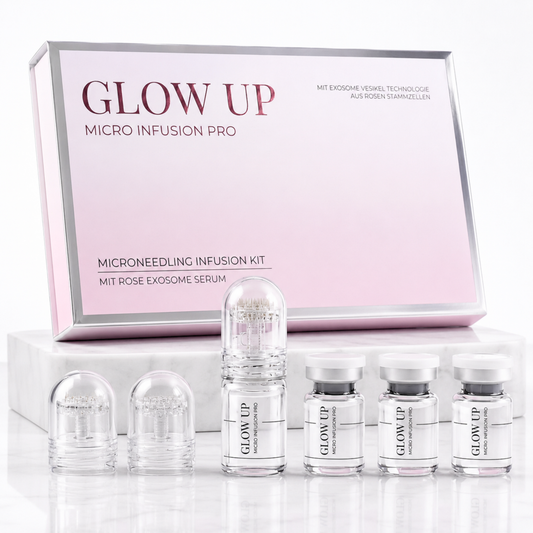 Microneedling Infusion Kur mit Exosome Serum ▷ Regeneration & Straffung für reife Haut