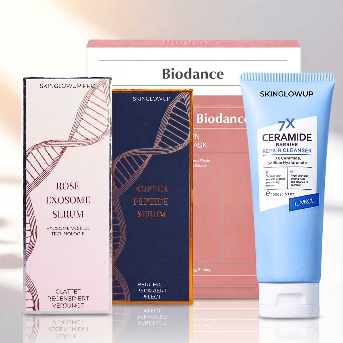 Microneedling Pflege Komplett Set PRO ᐅ Wirkung maximieren & Haut beruhigen