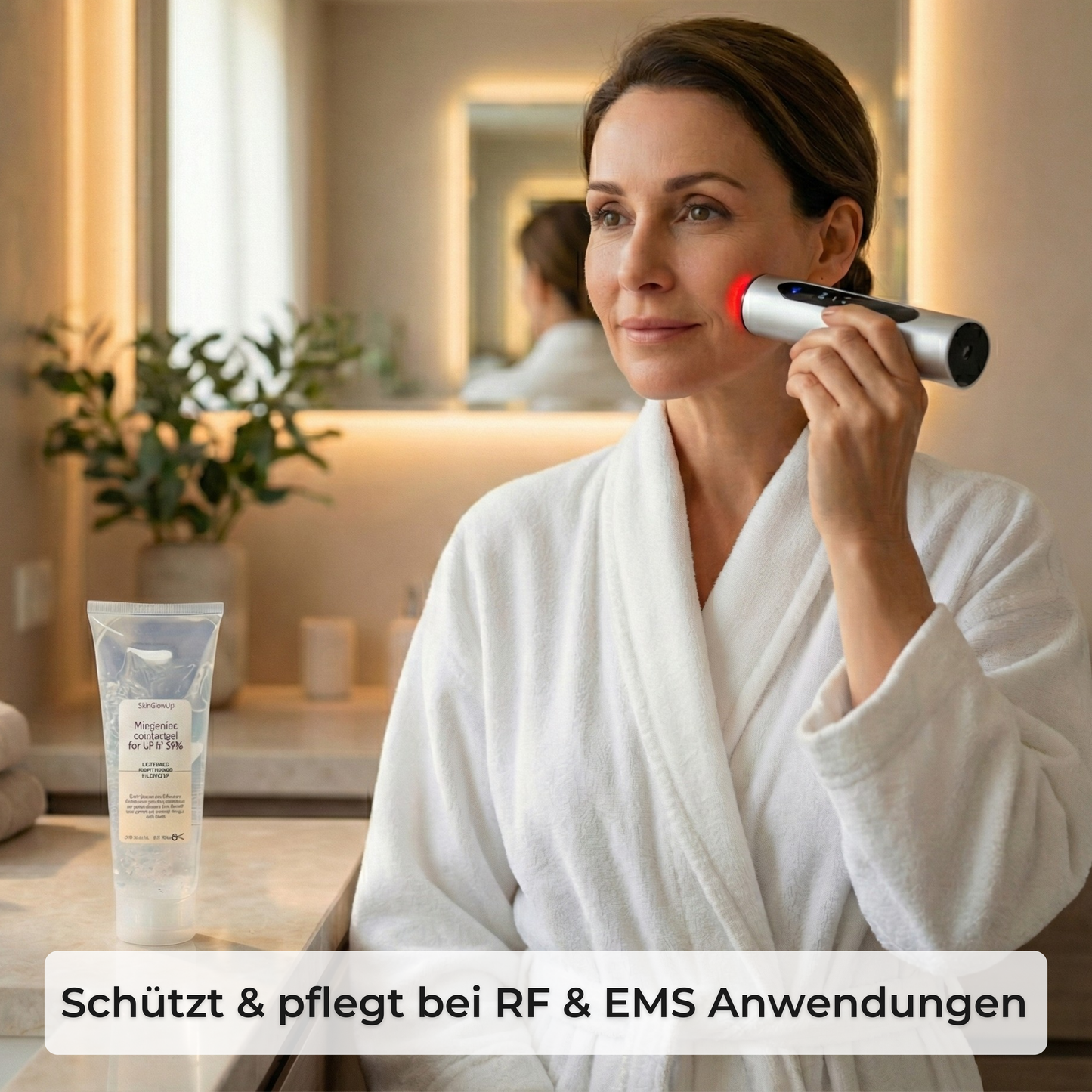 Pflegendes Kontaktgel für RF & EMS ᐅ Schützen, beruhigen, straffen