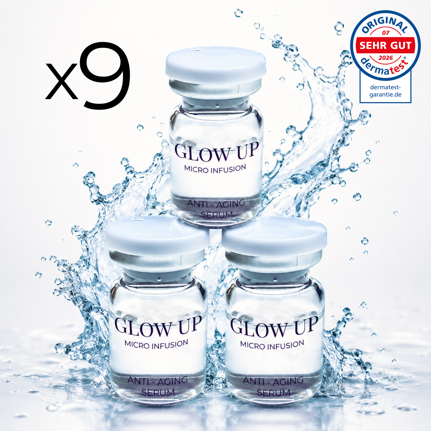 GlowUp Peptide Serum für Straffung & Hydration ᐅ Serum für Micro Infusion Pen