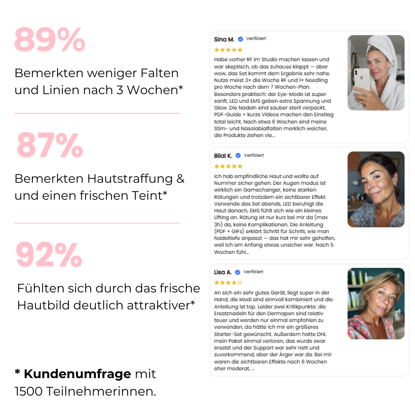 Radiofrequenz Microneedling für zuhause ᐅ RF 3in1 Dermapen Kombi-Set