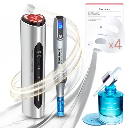 Radiofrequenz Microneedling für zuhause ᐅ RF 3in1 Dermapen Kombi-Set